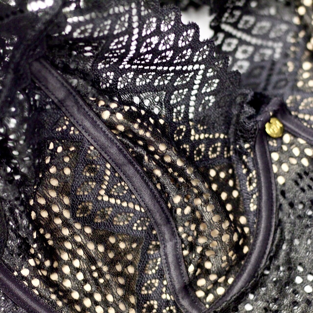 Top Cropped  bra & panty set * blouse - Picture 9 of 15
